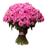 Букет из 49 пионовидных роз Мисти Баблз «Розовое кружево»
